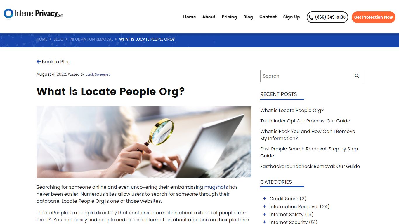 lnternet Privacy :What is Locate People Org?